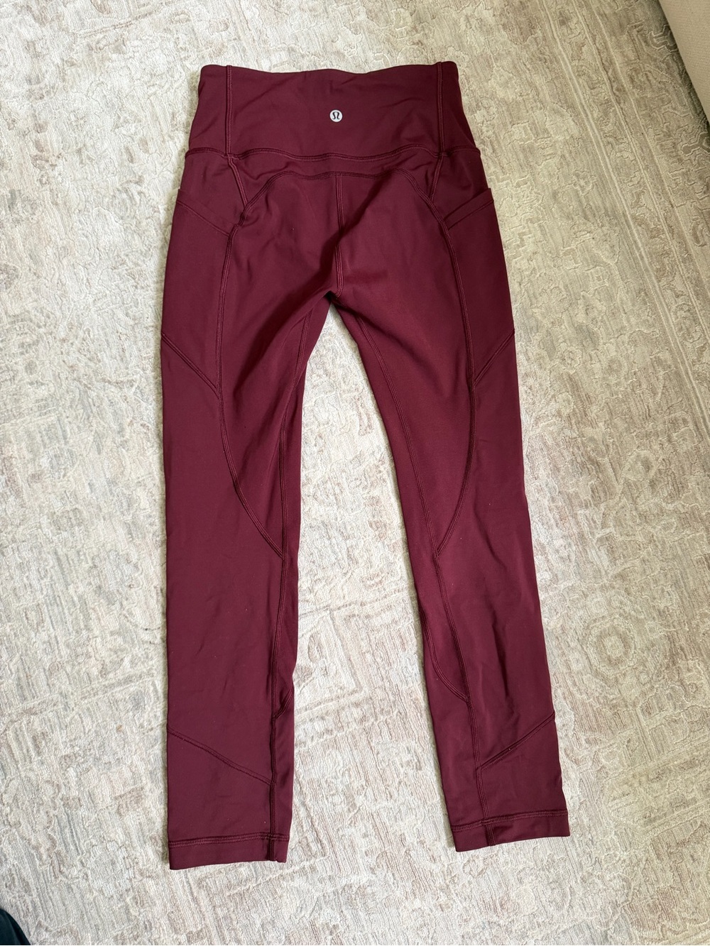 Lululemon All The Right Places Pant II 28” Garnet Leggings Size 4 - Picture 4 of 7